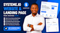 build systeme io landing page, systeme io website, systeme io sales funnel