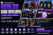 develop roblox game systems, scripts and animations roblox game developer