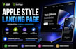 create interactive apple style landing page with gsap scroll animation