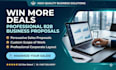 do professional business proposal writing and b2b sales proposal