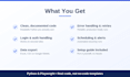 build a python web scraping and browser automation bot
