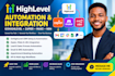 gohighlevel zapier make n8n full automation integration