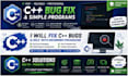 fix bugs and write simple c plus plus programs