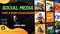 design professional social media posts and web banners using canva