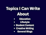 write engaging blog posts and articles
