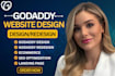 design godaddy website redesign godaddy website design develop godaddy