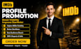 do imdb page promotion and improve your imdb starmeter organically
