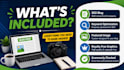 write SEO blog post and design custom featured image for it