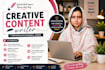 provide creative content writing services