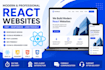 build responsive react frontend website