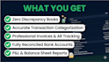 do quickbooks online bookkeeping, invoicing and bank reconciliation