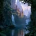 draw fantasy landscape art concept