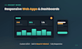 develop a responsive react website and web app
