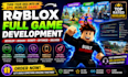 develop roblox full game, roblox map, lua scripting and roblox developer