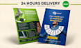 design professional flyer, brochure, leaflets, eddm postcard and marketing