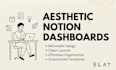 design a clean aesthetic notion template