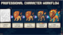 create custom fakemon and pokémon inspired monster pixel art