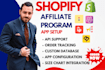 setup shopify affiliate program bixgrow impact bon loyalty appstle uppromote