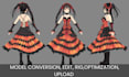 create, fix, rig, convert vrchat avatar, vrm model, vtuber avatar, koikatsu, mmd