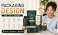 product packaging design, label design box design supplement label branding pack