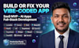 build or fix your vibe coded app or saas mvp