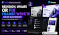 redesign, update or fix framer website, cms and blog