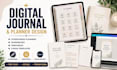 redesign design digital journal hyperlink planner  printable journal workbook