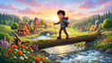create pixar animation story and video art