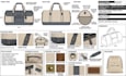 bag tech pack, bag design, backpack tech pack and technical drawing for factory