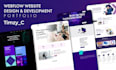 design or develop webflow website, figma to webflow, framer website development