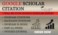 increase google scholar citation