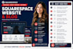 build update squarespace website design, redesign portfolio website, blog setup