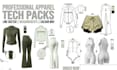 design activewear fitness design and tech pack