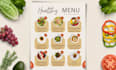 design a restaurant menu,digital and takeaway menu board