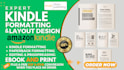 edit, format, proofread, copy edit and publish your book on amazon KDP