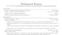 offer professional CV writting with a modern layout