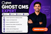 customize your ghost cms website ghost cms ghost newsletter ghost blog website