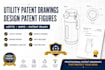 make utility patent drawings and design patent figures