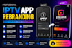 professionally rebrand your iptv android app into a premium white label brand