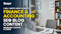 write finance and accounting SEO blog content