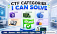 solve ctf challenges and provide step by step writeups