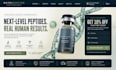 build supplement website peptide ecommerce website fda compliant peptide website