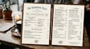 create design custom digital or physical restaurant menu