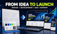 design a modern responsive SEO friendly business website