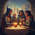design a dnd party art and group art