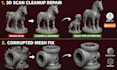 do stl file repair fix edit obj file custom 3d file modification mesh repair stl