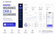 evolve insurance CRM and dashboard in base44 app