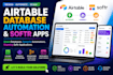 build airtable database,airtable automation,and be airtable expert