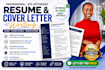 write ats optimized professional resume and cover letter