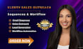 setup klenty email sequences klenty sales outreach klenty workflow automation